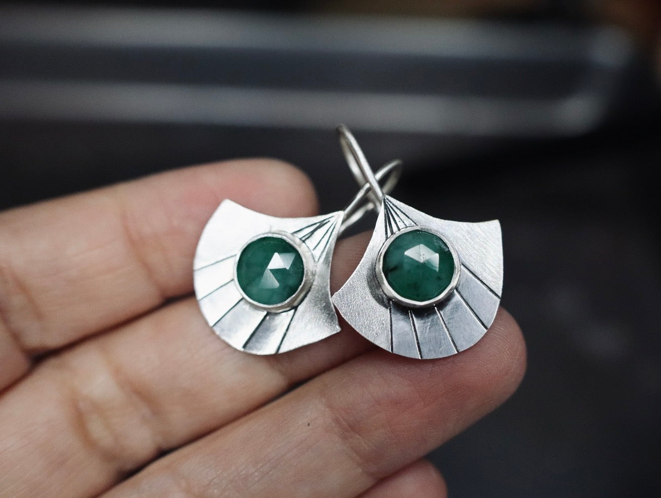 Emerald Earrings