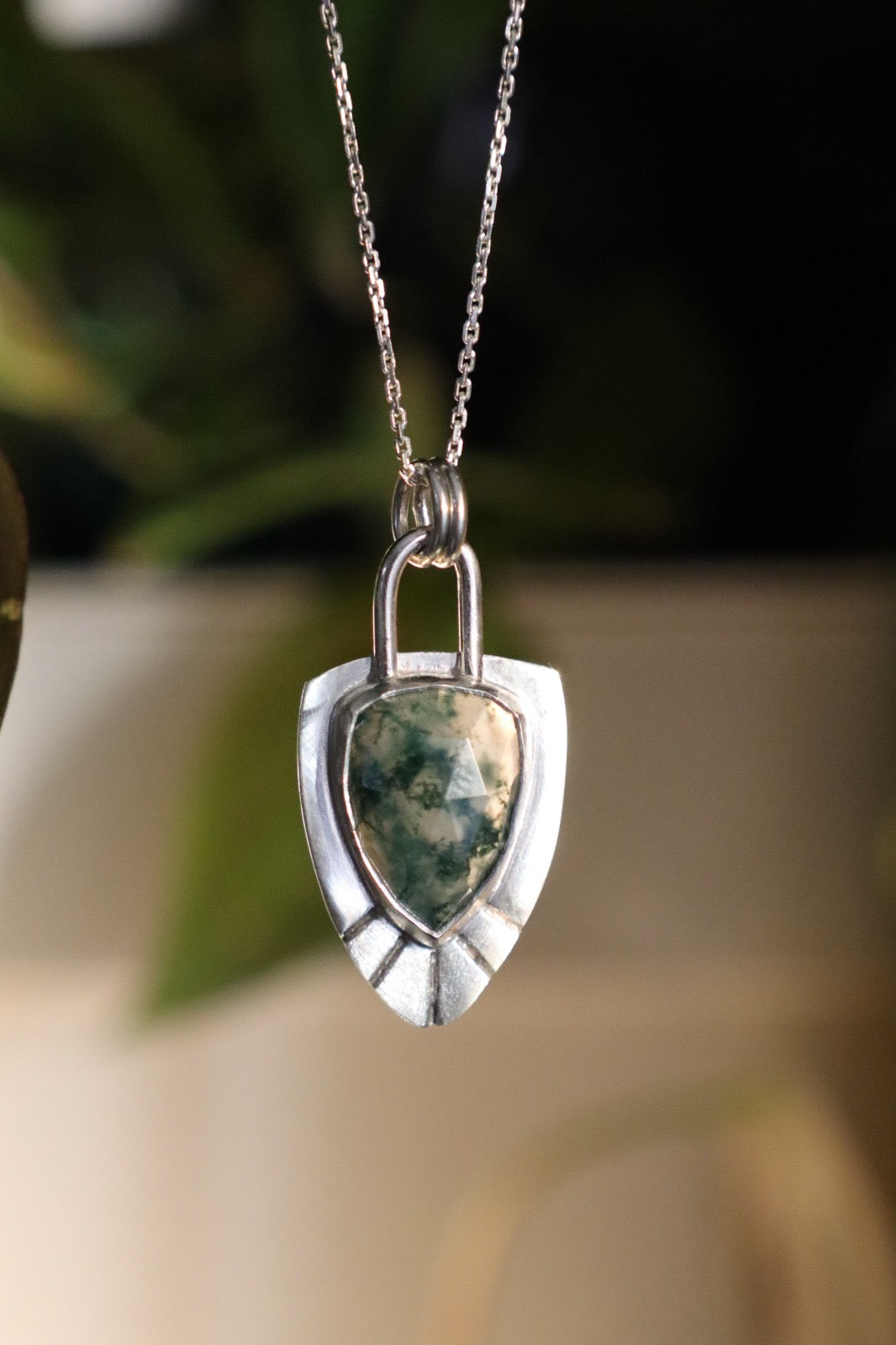 Moss Agate pendant