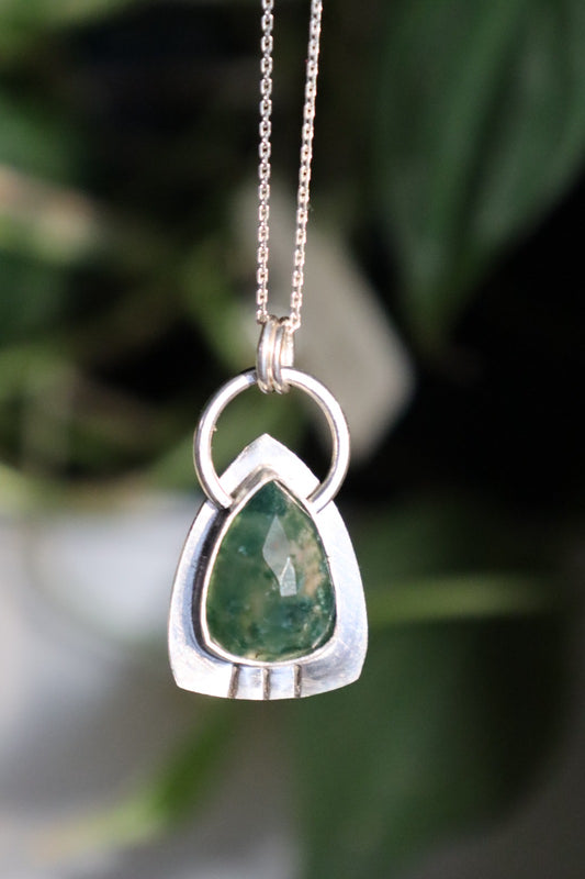 Moss Agate pendant
